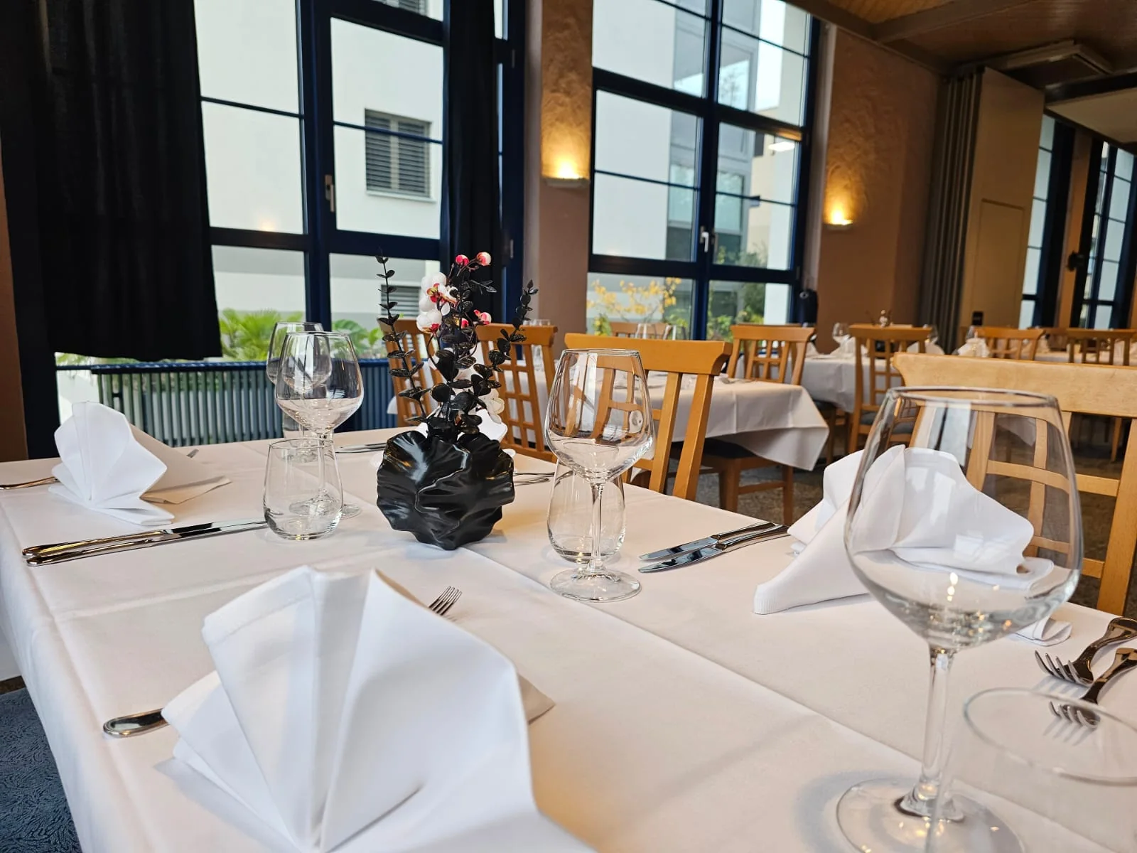 Reservierter Tisch im Restaurant Seetäli